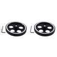 thumbnail image 1 of 2 Pcs Roue de Mesure en Caoutchouc Aluminium Industriel 300Mmx6Mm pour Encodeur Industriel, 1 of 7