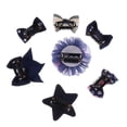 thumbnail image 3 of Set de Horquillas de Niñas Diadema de cabellero Decorativos Regalos de Recién Nacidos 7 piezas de color azul marino, 3 of 9