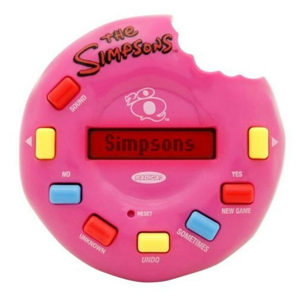 The Simpsons Twenty Questions 20 Q Electronic Trivia Game Walmart 