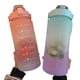 thumbnail image 5 of SAYOO Botella De Agua Deportiva De Color Degradado De 2000 Ml, Hervidor De Fitness Translúcido De Gran Capacidad Con Marcador De Tiempo SAYOO  casual, 5 of 9