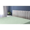 thumbnail image 5 of Ambesonne Botanical Fitted Sheet, Olive Branch Damask Print, Twin Size, Mint Green and White, 5 of 5