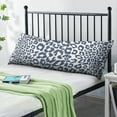 thumbnail image 2 of Leopard Print Body Pillow Cover – Soft & Breathable, Hidden Zipper, 20"x54", Fashion Animal Print – Cheetah & Tropical Spots, Perfect Gift for Side Sleepers, Pregnancy, Modern Home Decor, 2 of 7