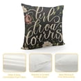 thumbnail image 4 of YINGXI Throw Pillow Case Flowers Square Cushion Cover Standard Pillowcase for Men Women Home Decorative Sofa Armchair Bedroom Livingroom 12x12in, 4 of 5