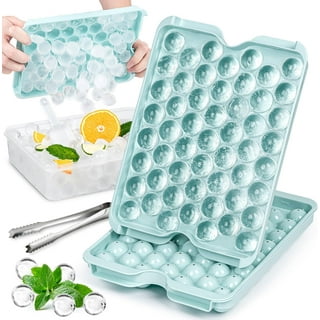 Gazdag Mini Ice Cube Trays for Freezer, Silicone Ice Cube Trays with Lid for Mini Fridge, Small Ice Cube Molds, Ice Trays with Covers for Cocktails or
