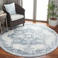 thumbnail image 2 of SAFAVIEH Layla Salem Oriental Area Rug, Ivory Grey/Blue, 6'7" x 6'7" Round, 2 of 8