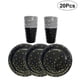 thumbnail image 4 of Black Paper Cup and Set for Party Use 1Set, 4 of 5