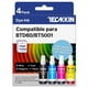 thumbnail image 1 of Botella de Tinta TECKKIN Negra Compatible para Brother Impresora (4 Botellas), 1 of 6