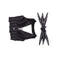 thumbnail image 6 of Jack Skellington Inspired Black Striped Dress - Women's Elegant Gothic dress, 6 of 6