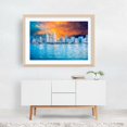 thumbnail image 6 of Sunset Skyline Reflections - Painterly Style - Coronado California Digital Art Unframed Wall Art Print 8 x 12 inches, 6 of 7