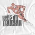 thumbnail image 2 of DC Flash Keep On Truckin Women's T Shirt, White, Large, 2 of 6