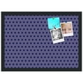 thumbnail image 2 of PinPix 21x15 Custom Cork Bulletin Board Dark Purple Dots Poster Board Has a Fabric Style Canvas Finish, Framed in Dark Purple Dots, by ArtToFrames (PinPix-401), 2 of 6
