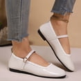 thumbnail image 6 of longantii Mary Jane Shoes for Women Slip on Dressy Ballerina Flats Shoes for Women New Trendy Non-Slip Shoes for Casual Formal Work School Office Walking Beige, 6 of 8