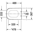 thumbnail image 4 of Duravit 0064610000 Happy D.2 Toilet Seat and Cover Removable Hinges (White), 4 of 4