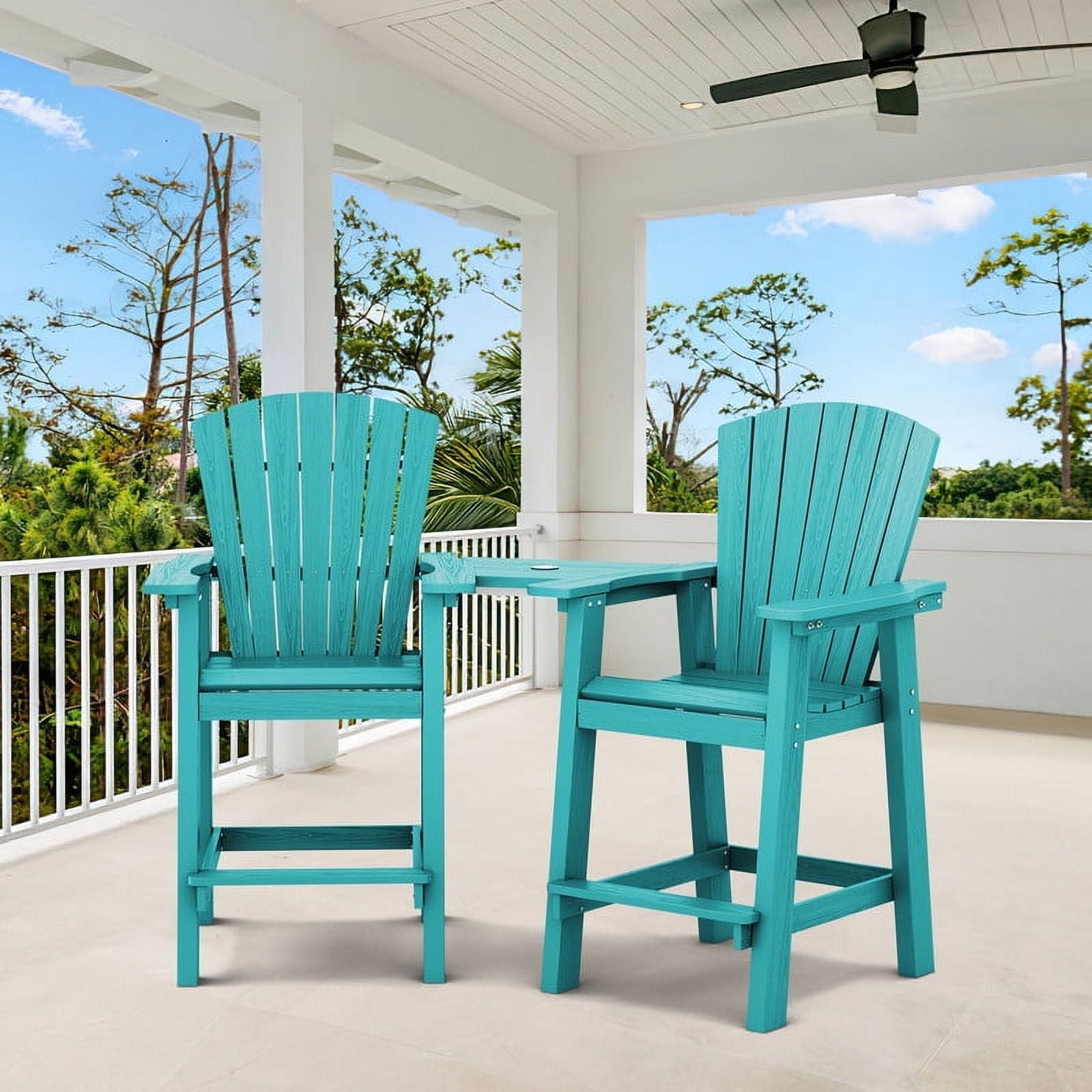 tall plastic outdoor chairs