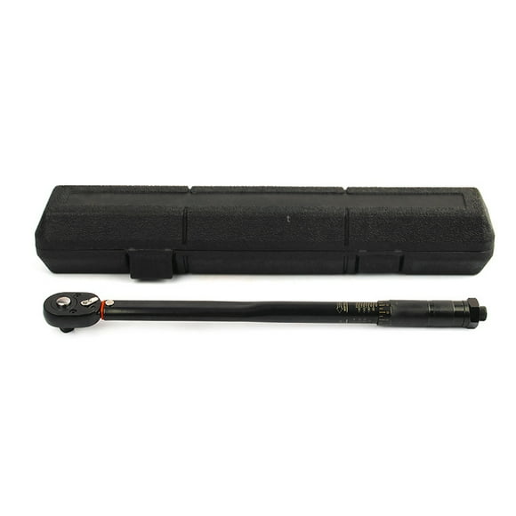 3/8 Inch 19~110Nm Steel Torque Wrench Quick Release Auto Repairs Preset Torque Wrench Positive Negative Two-way Adjustable Ratchet Design Suitable for Home Auto Repairs Shops Use with Storag