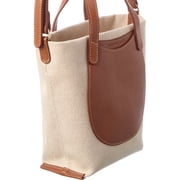 Longchamp Epure Canvas & Leather Crossbody, Brown