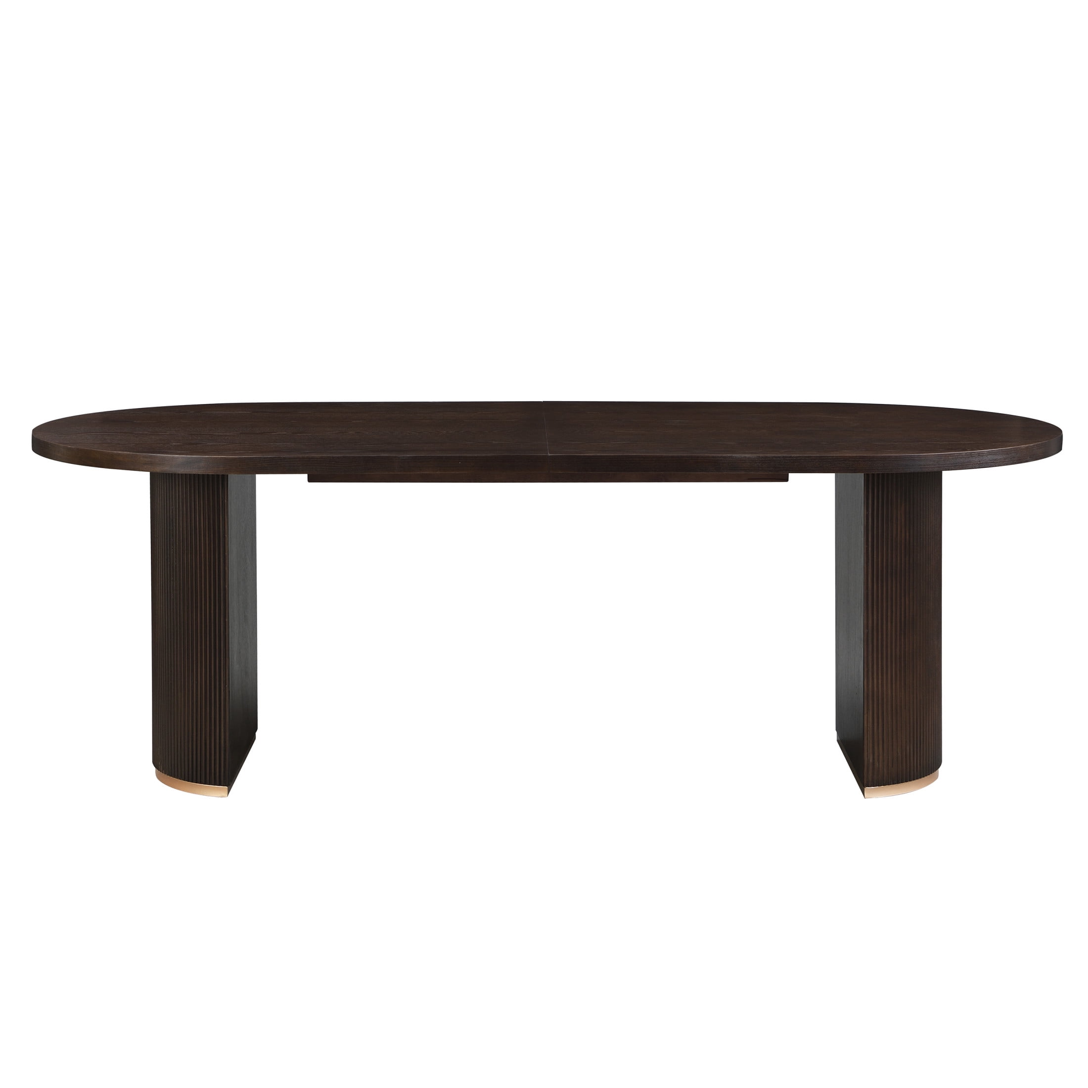 Christopher Knight Home Minimalist 88“ Oval Dining Table for 4-6, Espresso