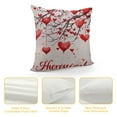 thumbnail image 4 of Nawypu  Valentine's Day Pink Pillow Covers Romantic Love Heart Tree Decorations Outdoor Throw Pillow Covers, Square Pillowcases for Patio Sofa Couch Bedroom Decorative, 4 of 5