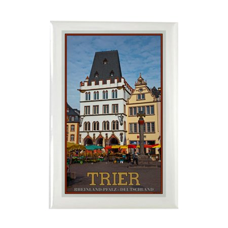 CafePress - Trier Cross Monument - Rectangle Magnet, 2"x3" Refrigerator Magnet