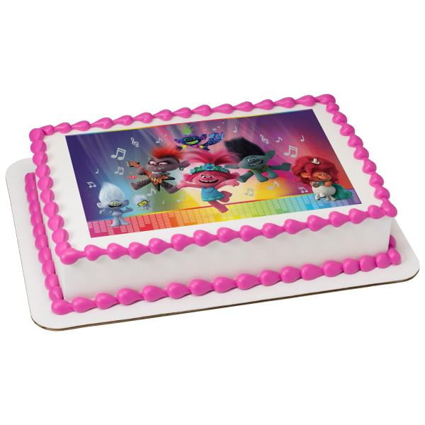 Torta Trolls World Tour Ubicaciondepersonas cdmx gob mx