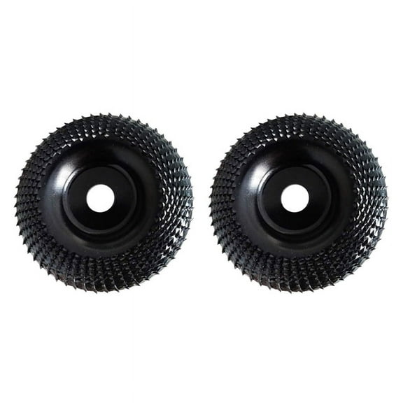 2X Grinder Wheel Disc 4 Inch Wood Shaping Wheel, Wood Grinding Shaping Disk for Angle Grinders with 5/8Inch Arbor