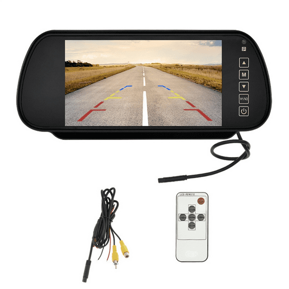 7 Inch Car LCD Mirror Monitor Assist for Rear View Reversing Camera