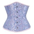 thumbnail image 4 of Qepwscx Women Waist Trainer Corset Zipper Hook Shapewear Double Body Shaper Waist Cincher Working Out Shapewear Increased Core Stability Workout Corset Tops for Wome Corset Belt pluss size S-XXXXXXL, 4 of 5