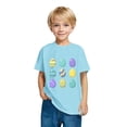 thumbnail image 5 of LckLvx Toddler Kids Easter Tops Boy Girls Short Sleeve Graphic Tshirts Lightweight Comfy Casual Tops 3-14 Years, 5 of 6