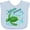 Blue, variant on Myrtle Beach Cute Sea Turtle with Waves and Bubbles Boys or Girls Baby Bib