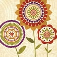 thumbnail image 2 of Charron, Veronique 12x12 White Modern Wood Framed Museum Art Print Titled - Fall Flowers II, 2 of 4