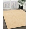 thumbnail image 2 of Ahgly Company Indoor Square Abstract Brown Gold Oriental Area Rugs, 7' Square, 2 of 6