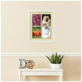 thumbnail image 2 of ArtToFrames Collage Photo Picture Frame with 4 - 6x8" Openings, Framed in White with Buttercup and Black Mats (CDM-3966-534), 2 of 8
