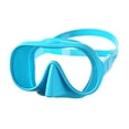 thumbnail image 3 of Máscara de buceo de buceo Suceo de buceo Equipo de máscara templado de la lente de vidrio Adultos Máscara de buceo de snorkel para deportes acuáticos Azul, 3 of 8