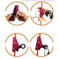 thumbnail image 2 of Arborist Grip Adjuster Rock Climbing Rope Grab Polea rojo Cola Agarre de cuerda de escalada, 2 of 8