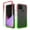 Red/Green, variant on Google Pixel 5 Case, Rosebono Full-Body Rugged Ultra Transparency Hybrid Protective Case With Built-in Screen Protector Google Pixel 5 Version (Red)