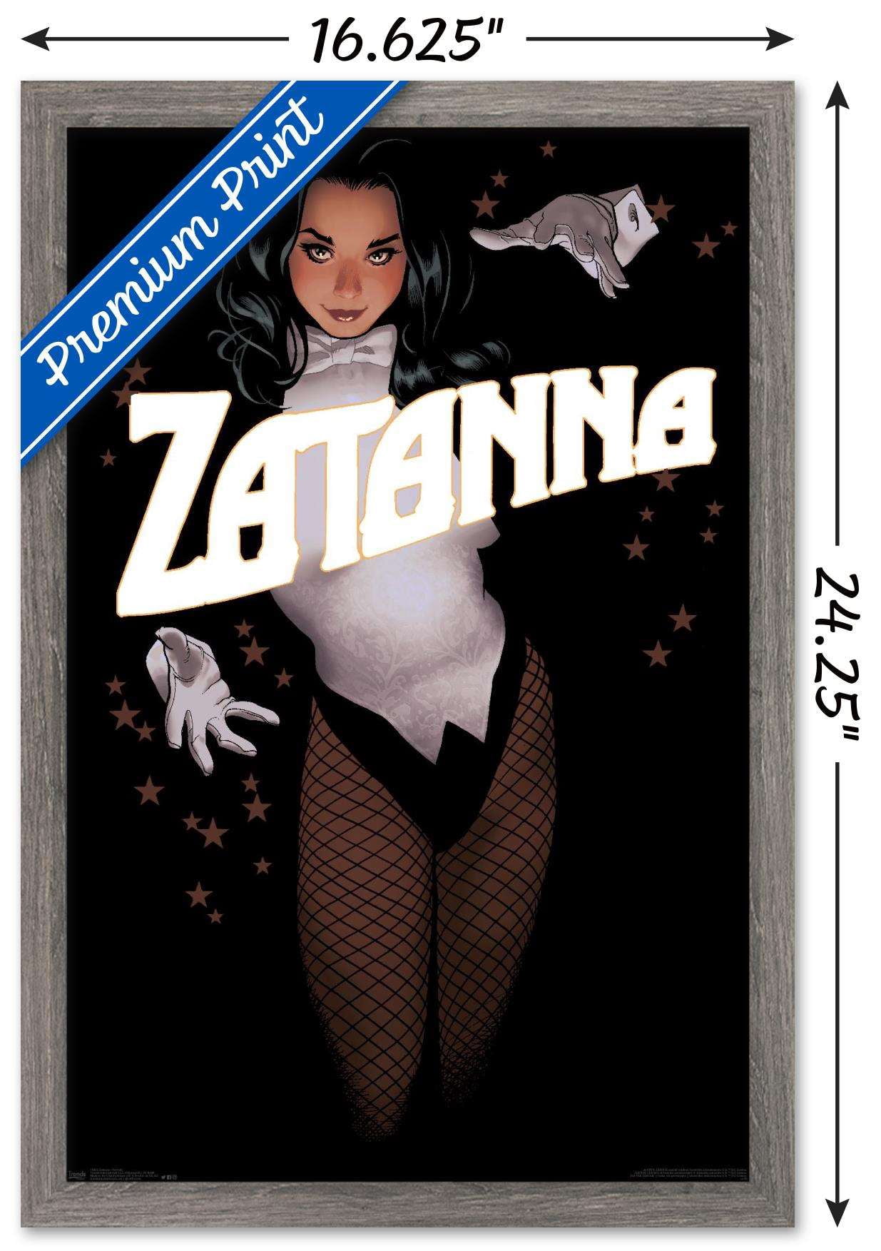 DC Comics - Zantanna - Alex Ross Portrait Wall Poster, 14.725" x 22.375", Framed