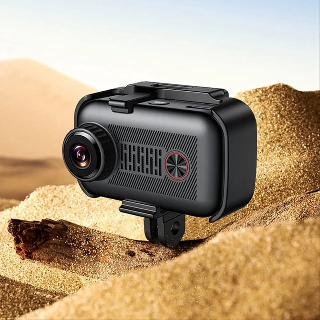 Nueva Cámara Deportiva Inalámbrica S7 2K Ultra HD con Aplicación WiFi para Perros y Gatos. Cámara de Acción con Collar para Grabar Videos en Exteriores.