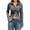 Black, variant on Womens Button Down Shirt Long Sleeve Slim Fitted Collared Fashion Top Breathable Striped Casual Work Blouse