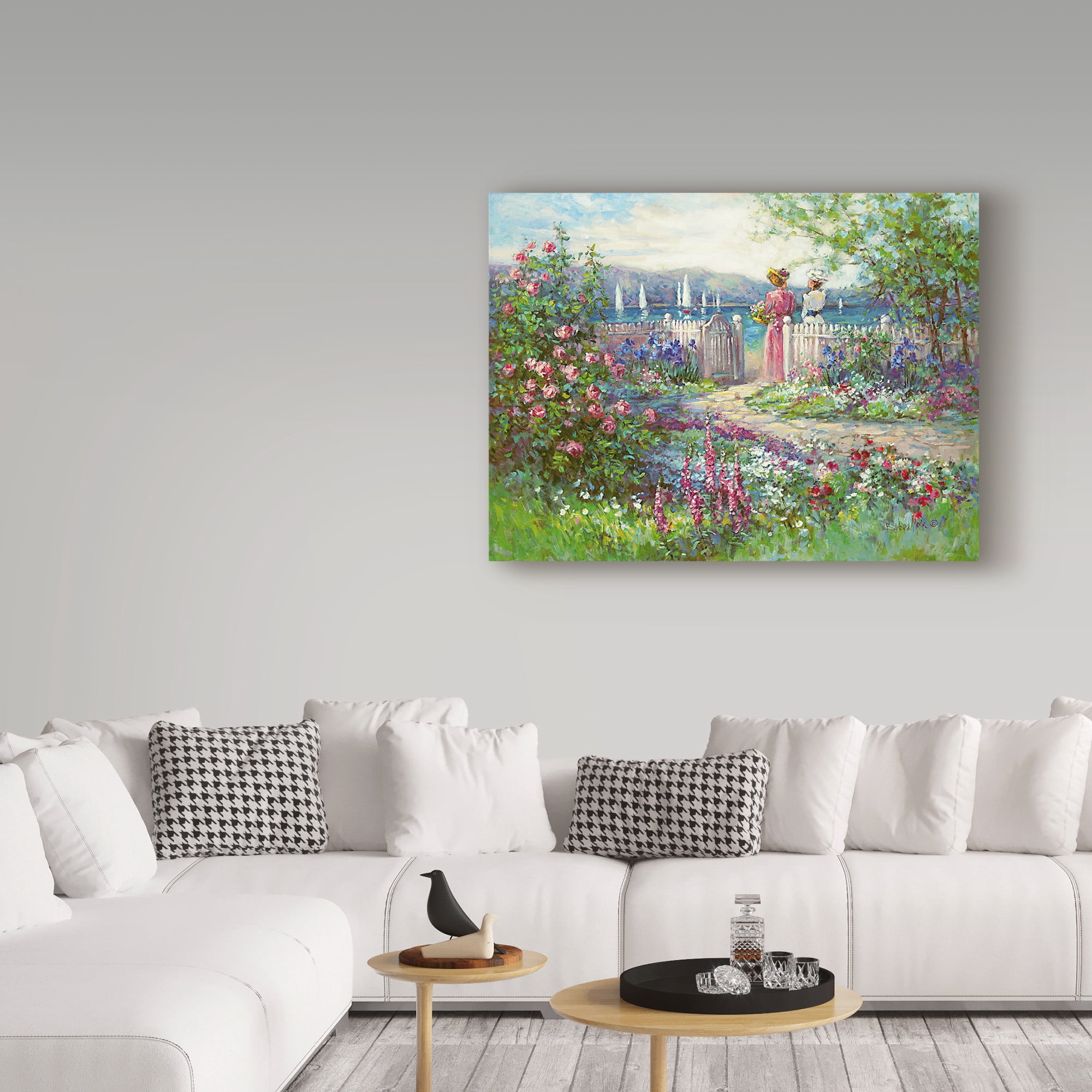 Trademark Fine Art 'Spring Reflection' Canvas Art by Barbara Mock