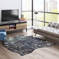 thumbnail image 2 of Couristan Chalet Moo-nstruck Area Rug, 7' x 7'4", Black, 2 of 11