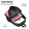 thumbnail image 3 of KLL Breast Cancer Awareness (3) Pattern Carry on Backpack,16.5x12.5x5.5 Personal Item Bag Carry On Backpack Water Resistant Lightweight Daypack, 3 of 6