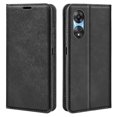 thumbnail image 1 of Compatible With Oppo A58 5g Full Protection Phone Case Pu Leather Magnetic Auto-absorbed Skin-touch Feeling Flip Wallet Cover Stand_Gift Of G, 1 of 5