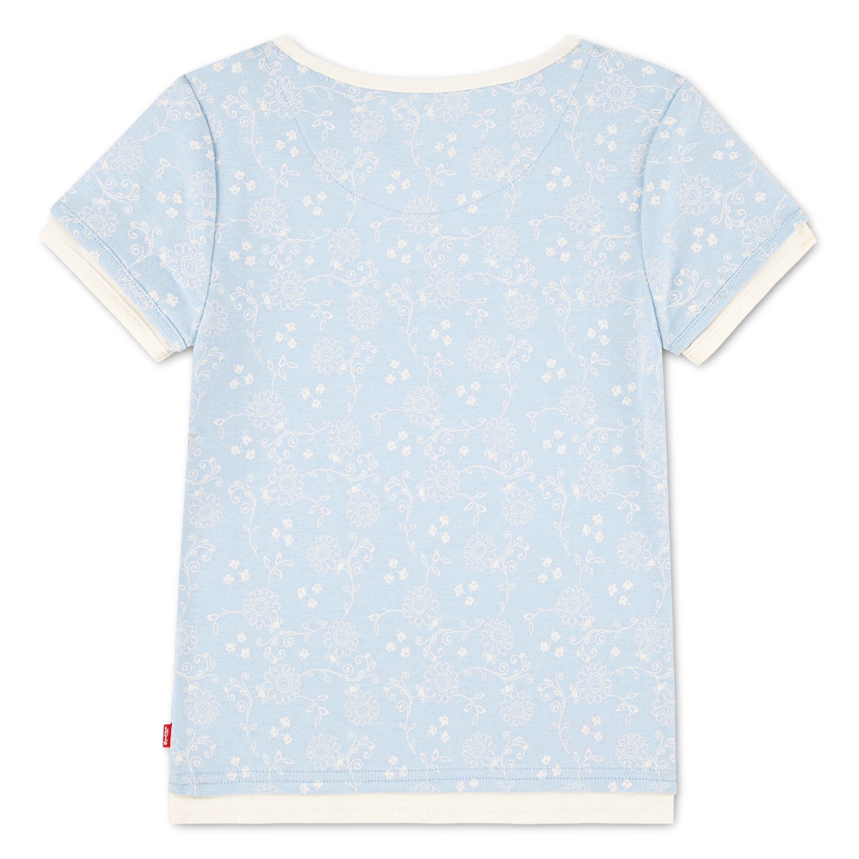 Levi Girls Layered Short Sleeve Top, Sizes 7-16