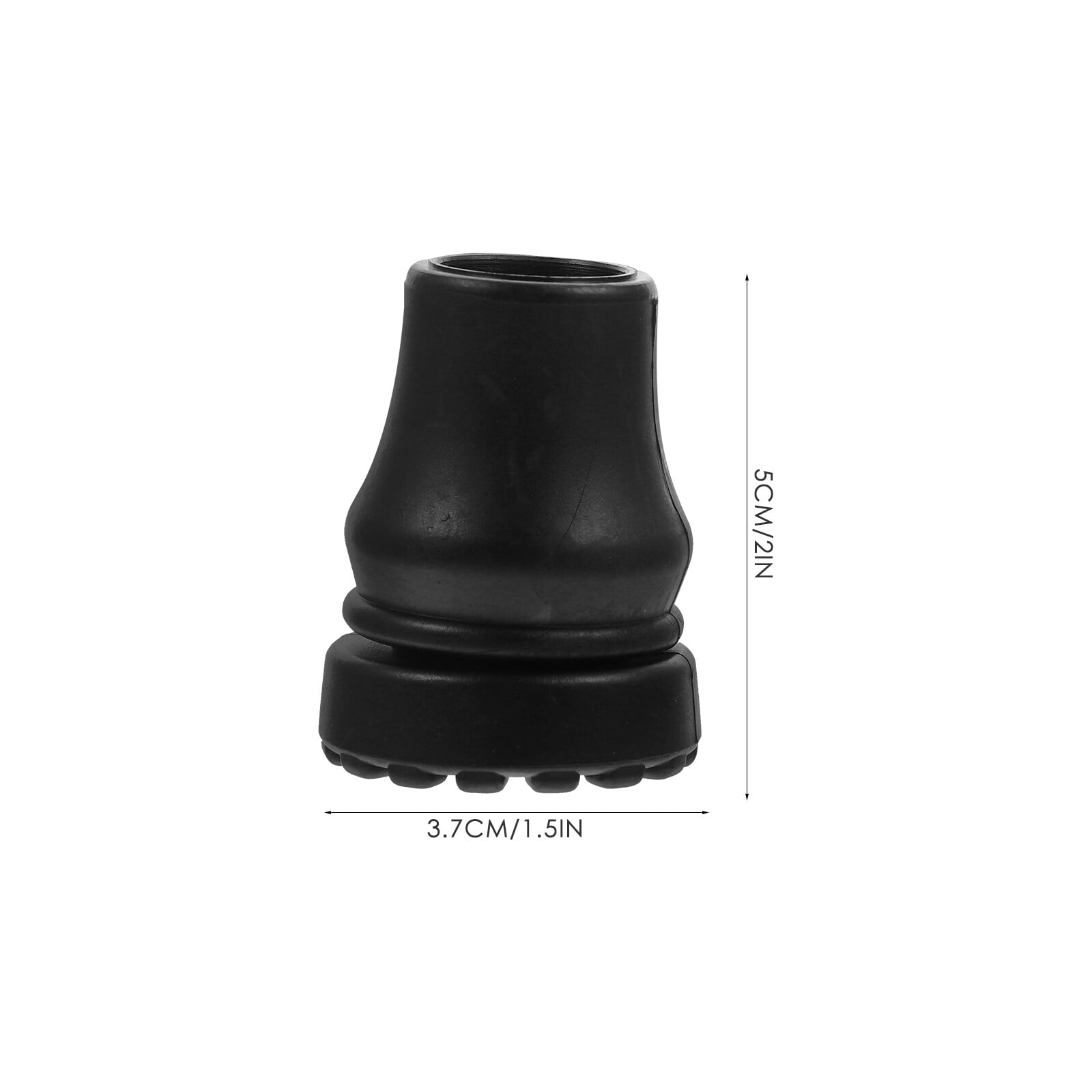4pcs Trekking Pole Tip Replacement Crutch Foot Cover Anti-slip Cane Foot Pad