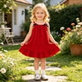 thumbnail image 2 of MEZZALL Toddler Girls Sleeveless Holiday Floral Dress Dance Party Dresses Clothes O-Neck Comfort Sundress, 2 of 9