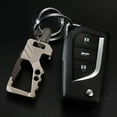 thumbnail image 4 of 2 uds llavero de coche para hombre mosquetón llavero abridor de botellas llavero de Metal abridor de botellas negro y plateado BRILLAR  Rojo Verde, 4 of 4