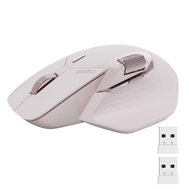 Ratón Rapoo MT760mini Bluetooth 5.0 inalámbrico 88g Rosa