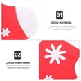thumbnail image 3 of EXHUMKY Red Cutlery Holders Nonwoven Christmas Tableware Pockets 6Pcs, 3 of 8