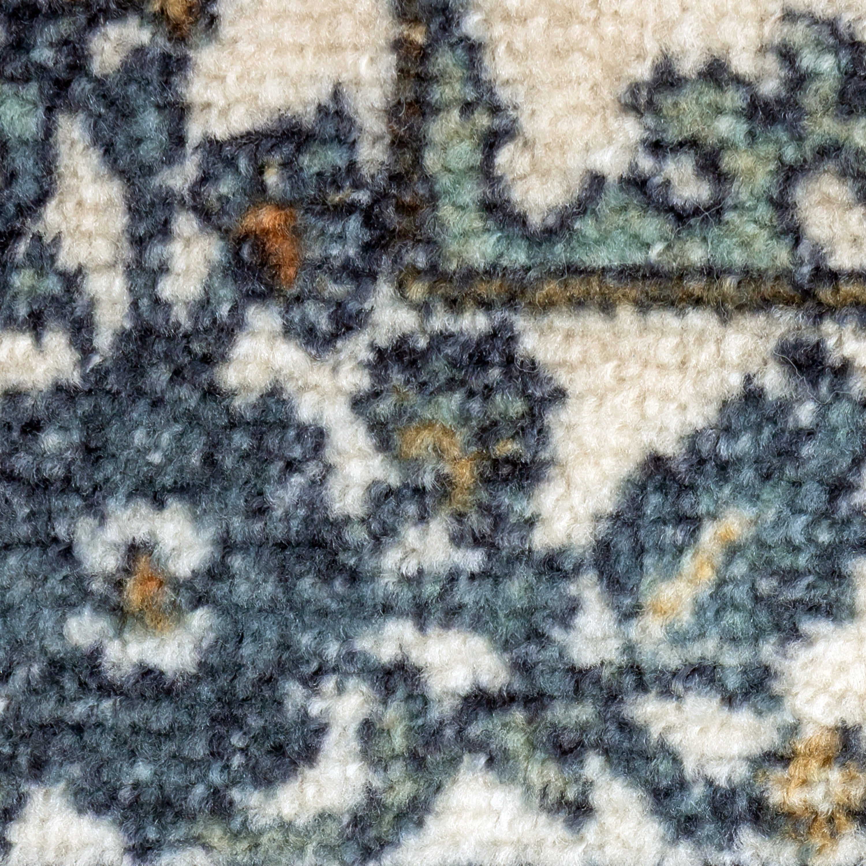 Maples Rugs Benton Transitional Floral Beige Washable Entryway Area Rug, 1'8 x 2'10