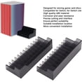 thumbnail image 4 of HUGFEGWE Game Disc Organizer, ABS Game Disk Storage Rack Orderly for Switch for Switch Lite CJB91-103784, 4 of 9
